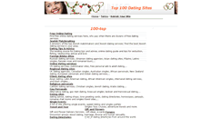 Desktop Screenshot of 100-top-dating-sites.com